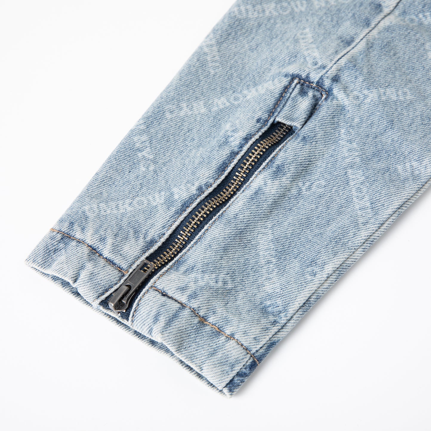 LOGO PRINT DENIM JACKET