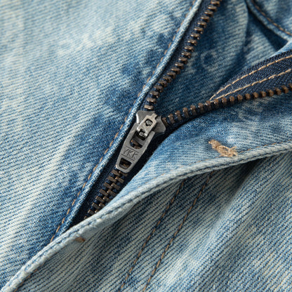 LOGO WIDE DENIM CARGO PANT