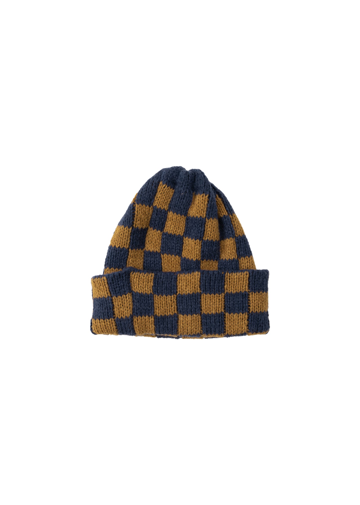 CHECKED BEANIE