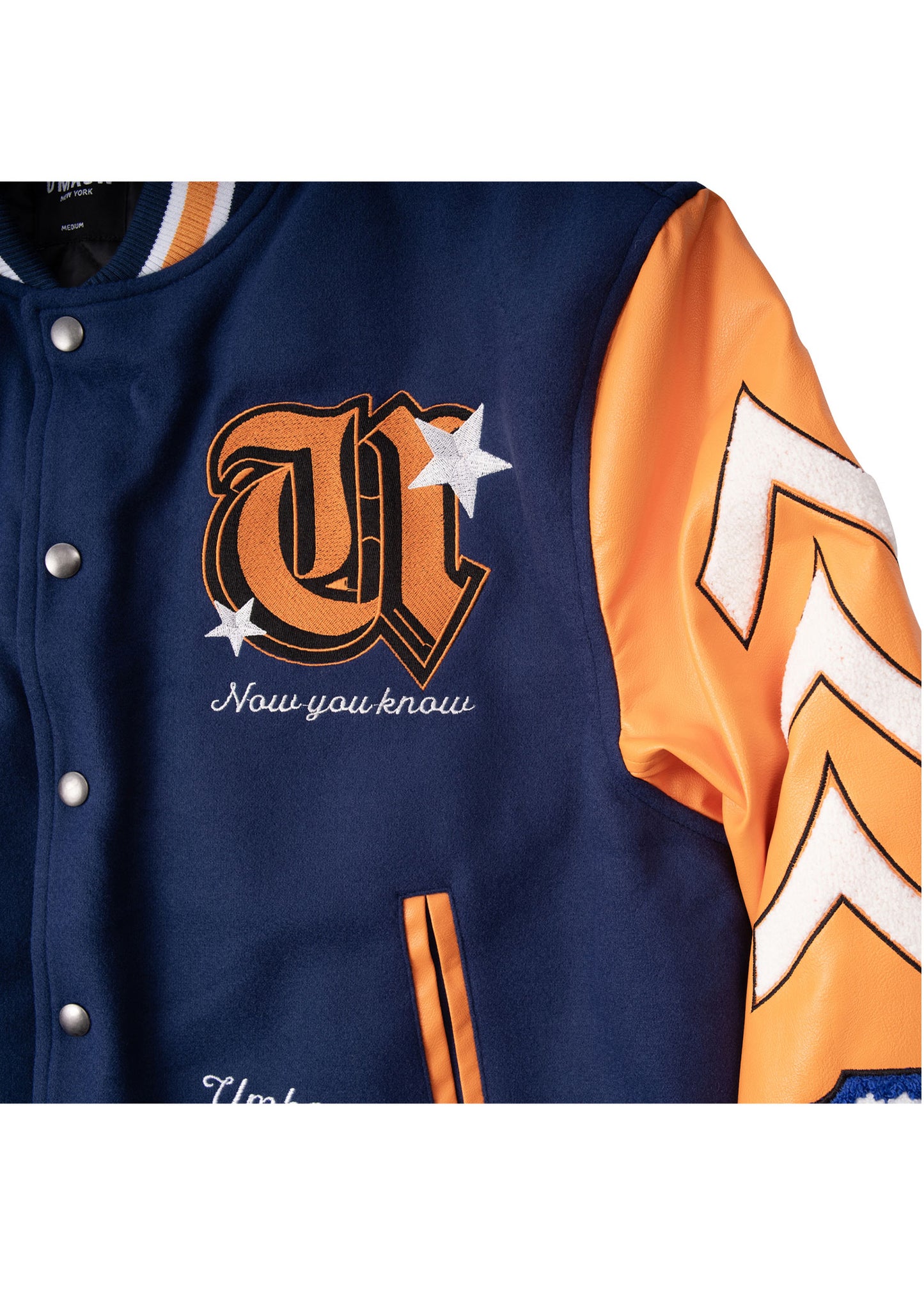 U LOGO RACING VARSITY JACKET