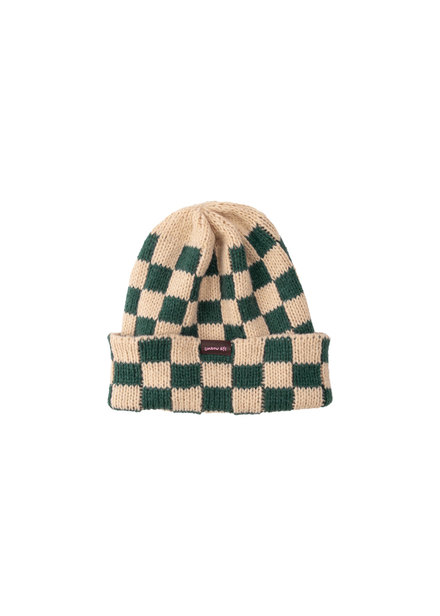 CHECKED BEANIE