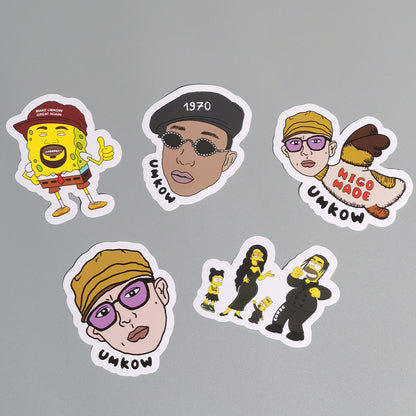 HYPEBEAST STICKER PACK ( A SET OF 5 STICKERS)